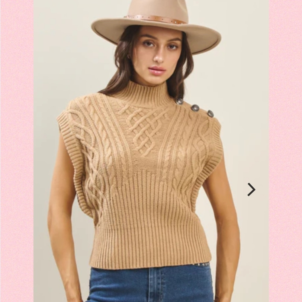 💖Classic & stylish Cable-Knit Vest💖
